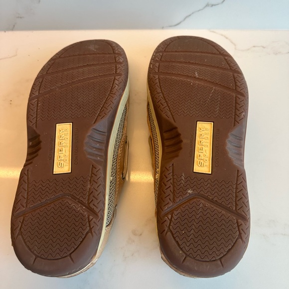 Sperry Tan and Cream Boat Shoes - Picture 4 of 5